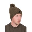 Căciulă cu bile tricotată Fox Khaki