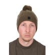 Căciulă cu bile tricotată Fox Khaki