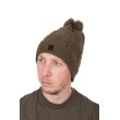 Căciulă cu bile tricotată Fox Khaki