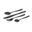 Fox Cooware Black Stainless Cutlery Set