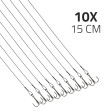 Повод за щука DLT Steel Leaders with Treble Hook on Card