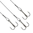 Повод за щука DLT Steel Leaders with Treble Hook on Card
