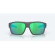 Costa Diego, Matte Gray, Green Mirror 580G Sunglasses