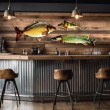 Decorațiune de perete EuroCatch 3D cu știucă