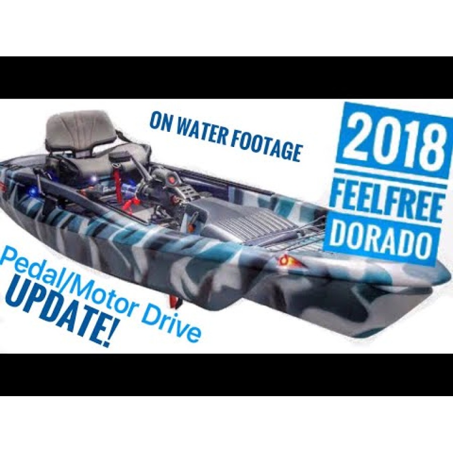 Caiac cu sistem de pedale Dorado Overdrive și pedale